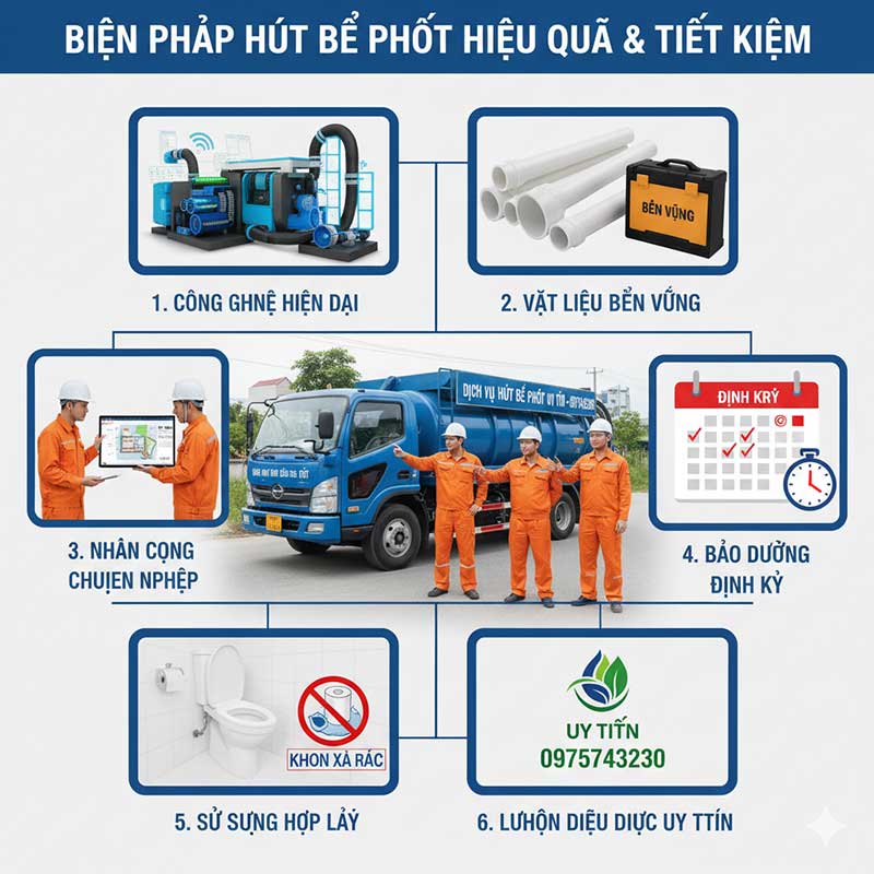Mẹo duy trì bể phốt lâu dài sau thi công